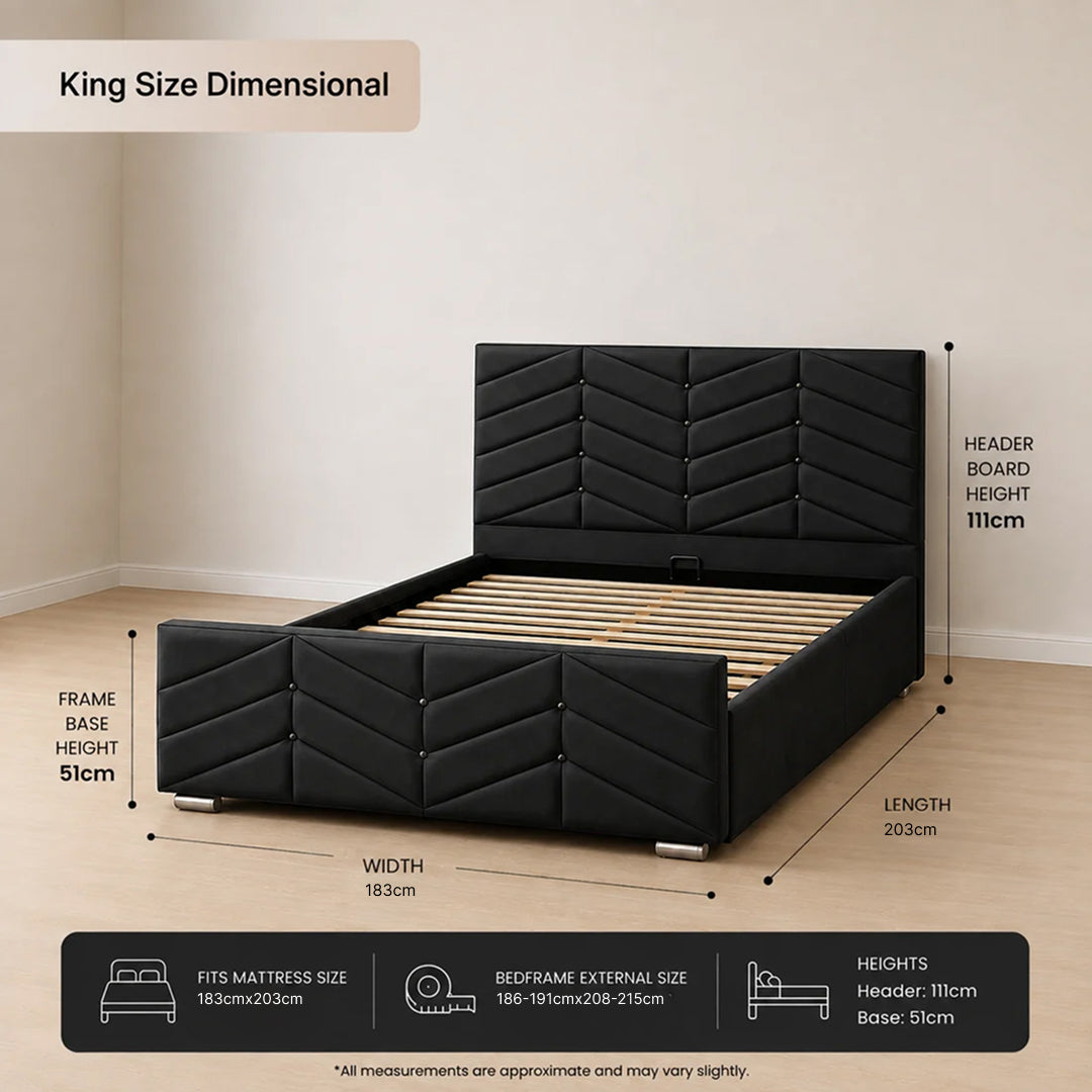 Vantage Bed Frame - Black