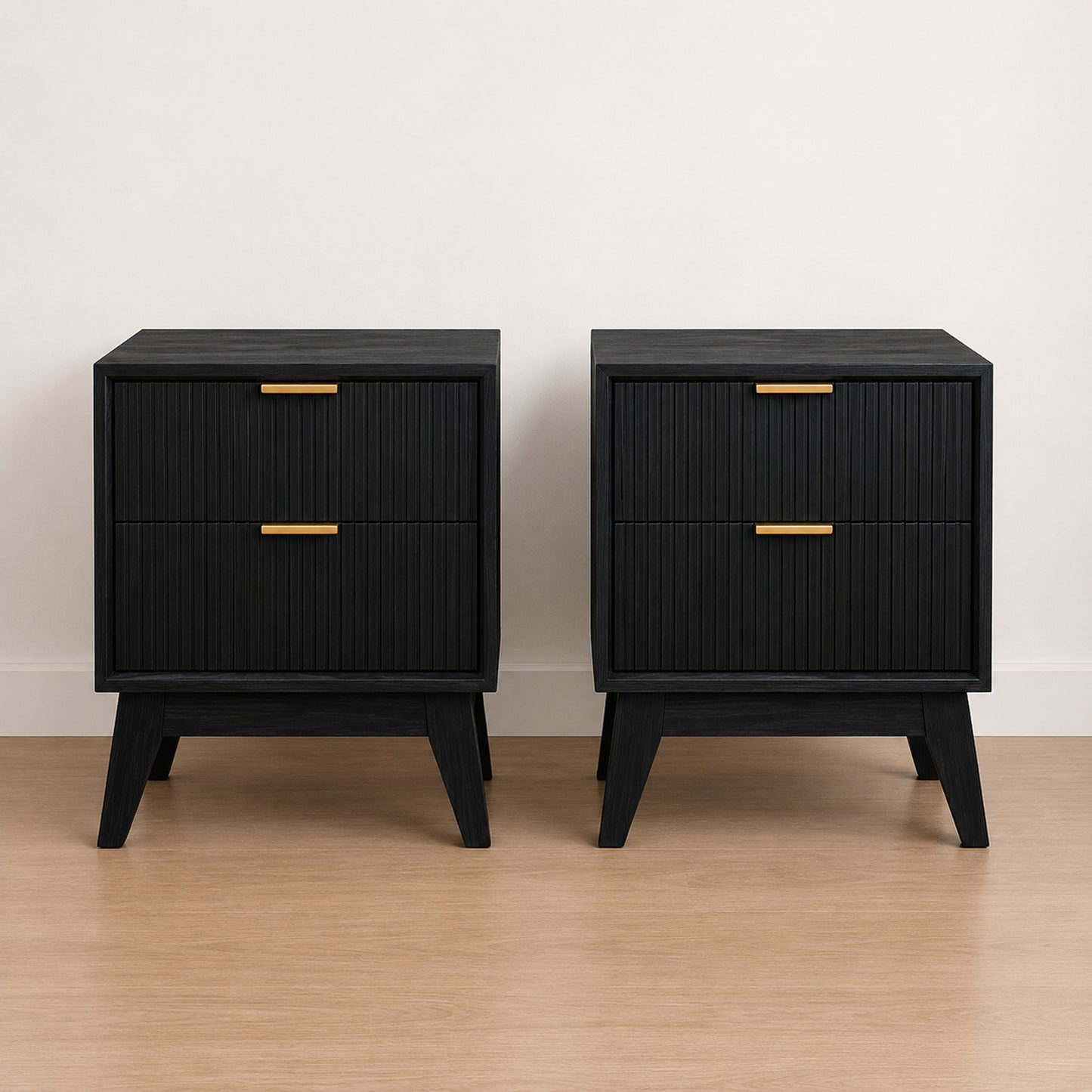 2* Vegas Wooden Bedsides