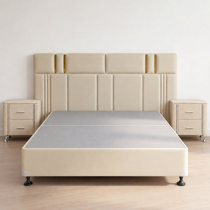 Eclipse Haven Cream Bedframe - Bundle Deal