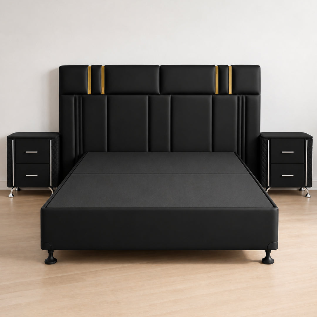 Eclipse Haven Black Bedframe - Bundle Deal