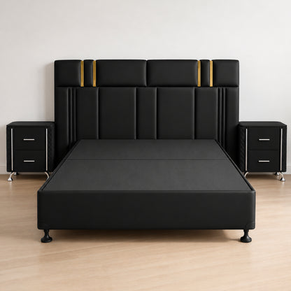 Eclipse Haven Black Bedframe - Bundle Deal