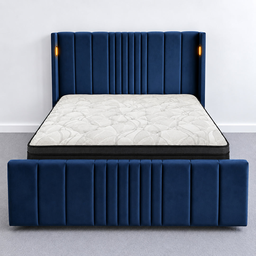 Horizon Blue Bedframe & Echo Balance or Ortho Plus Mattres