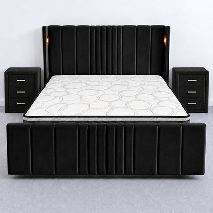 Horizon Electric Black - King Bedframe Bundle Deals