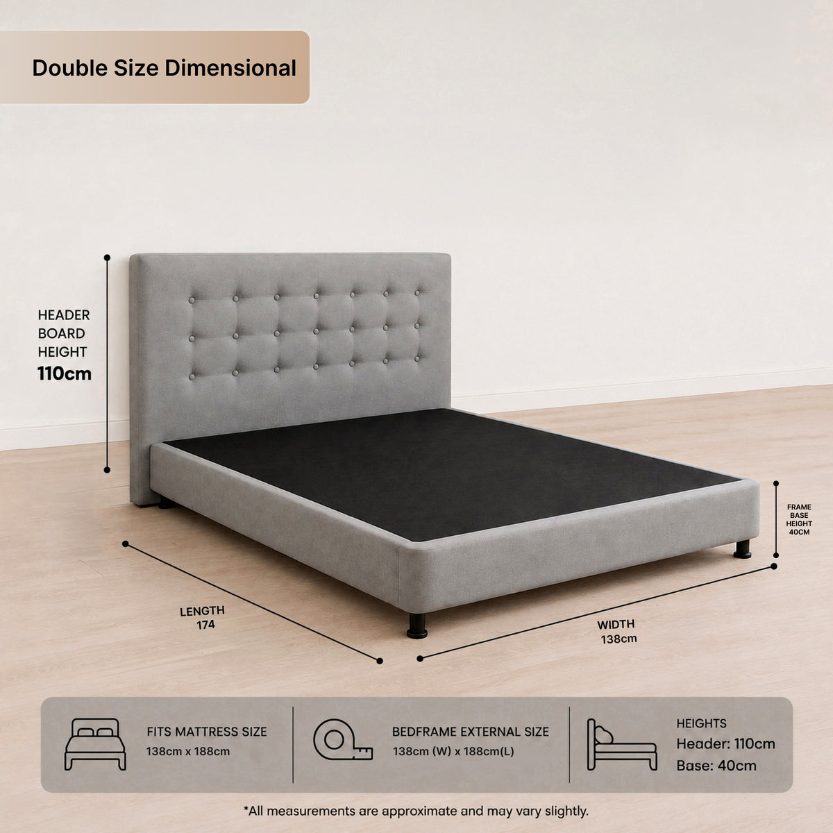 Tufton Luxe Bedframe