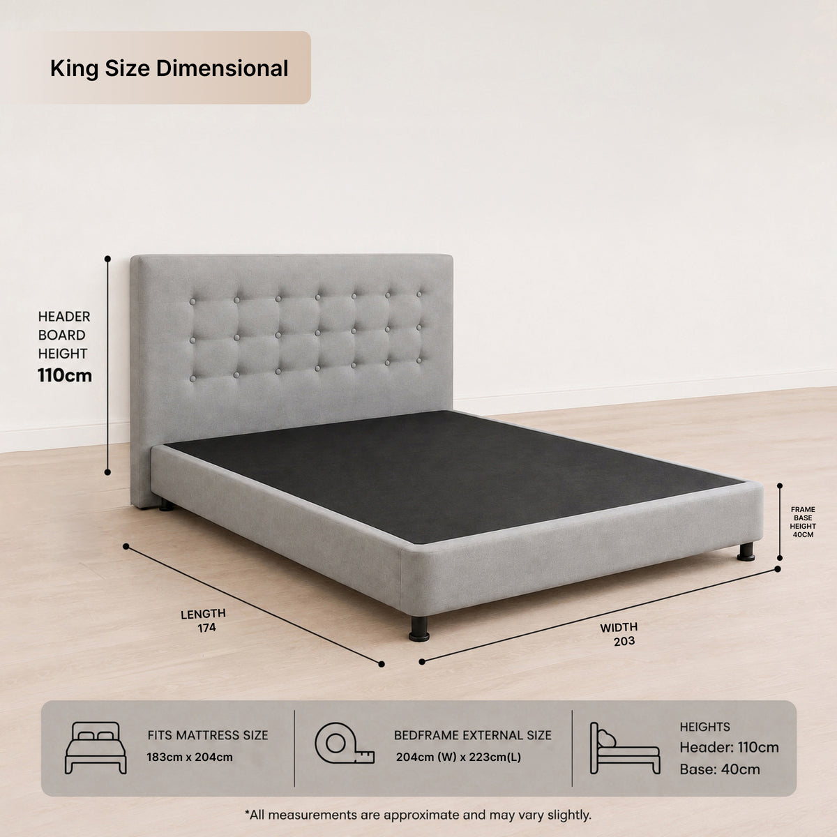 Tufton Luxe Bedframe