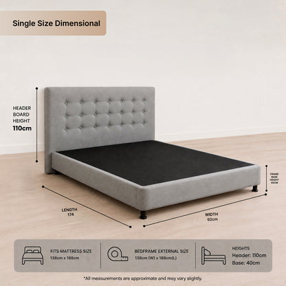 Tufton Luxe Bedframe