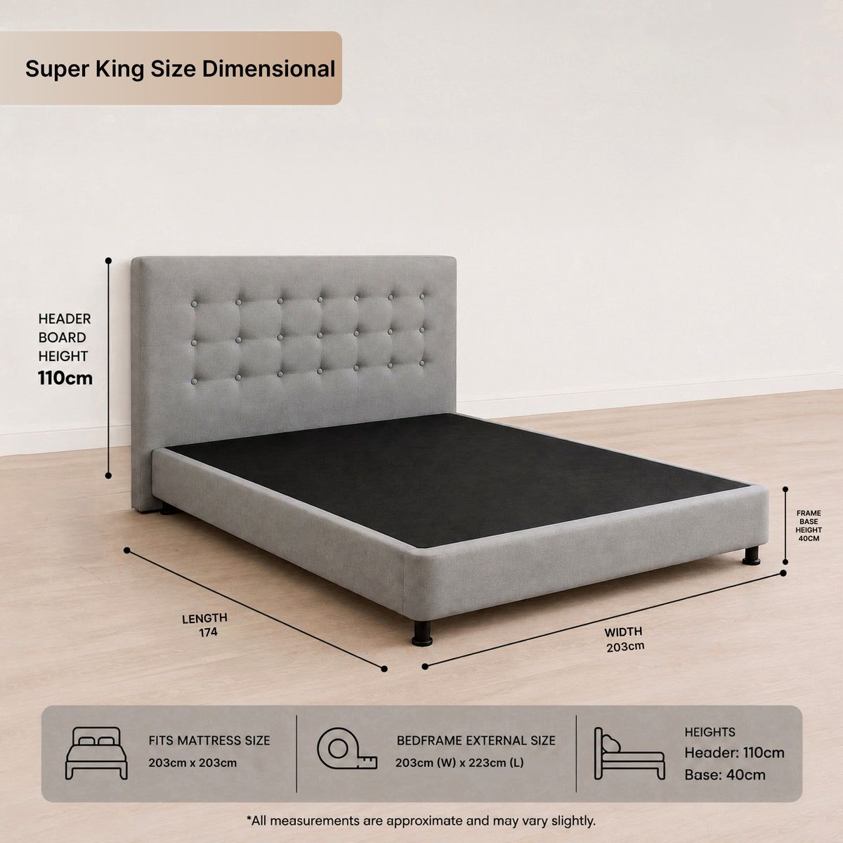 Tufton Luxe Bedframe