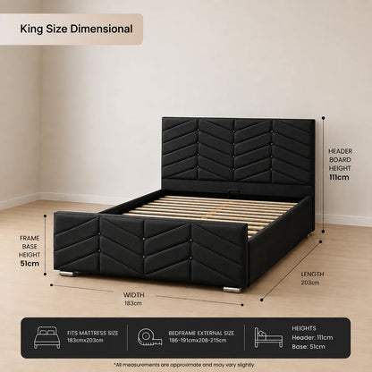 Vantage Bed Frame - Black