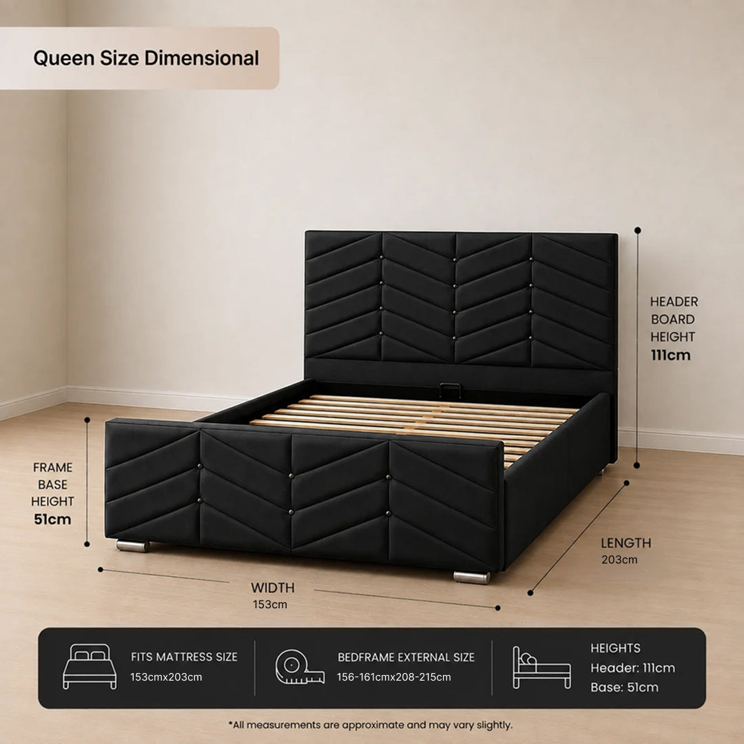 Vantage Bed Frame - Black