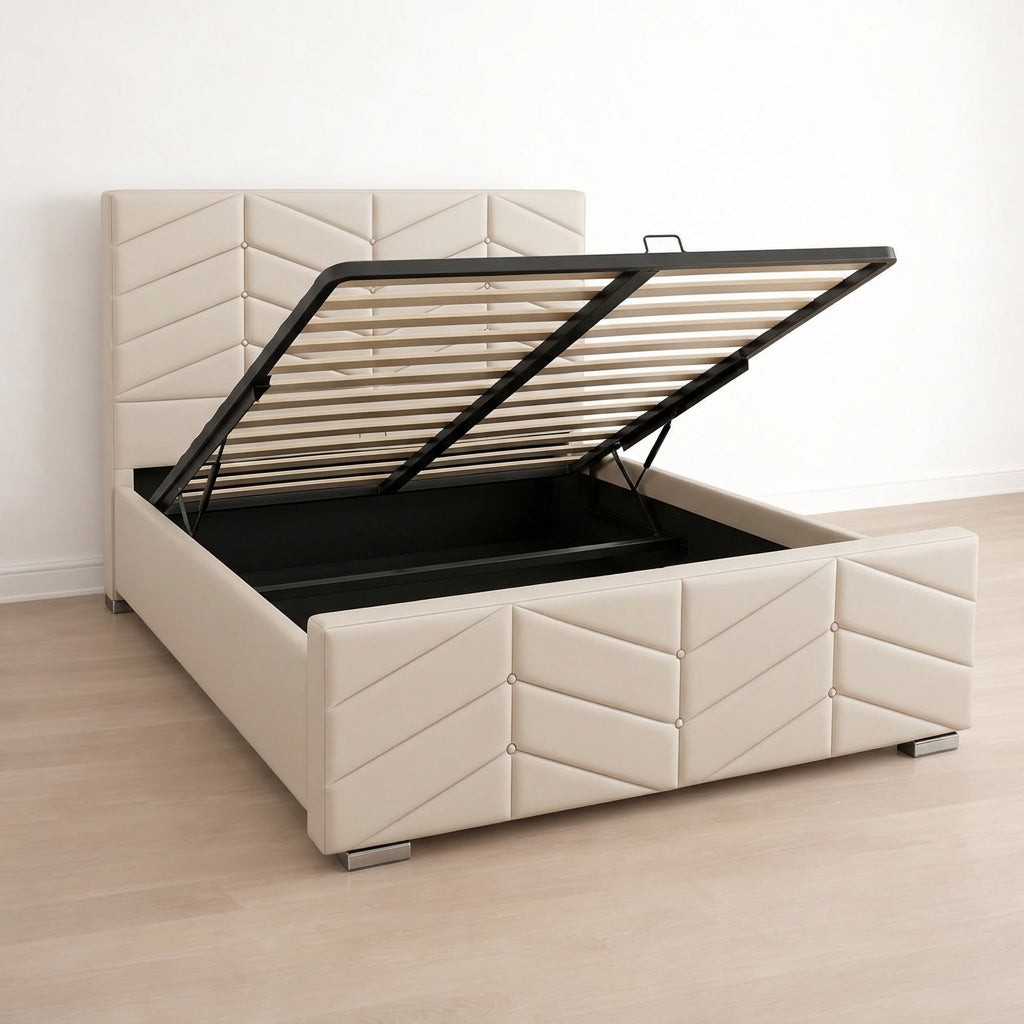 Vantage Bed Frame - Cream
