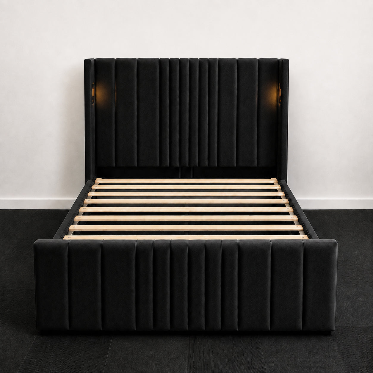 Horizon Comfort Black Bedframe - King Size