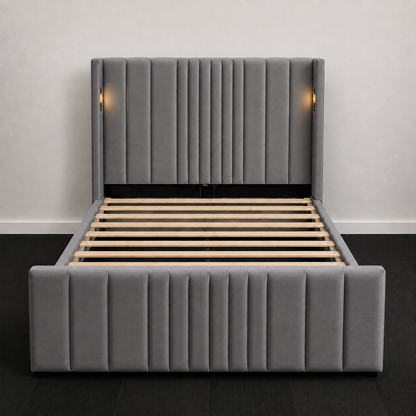 Horizon Comfort Grey Bedframe - King Size