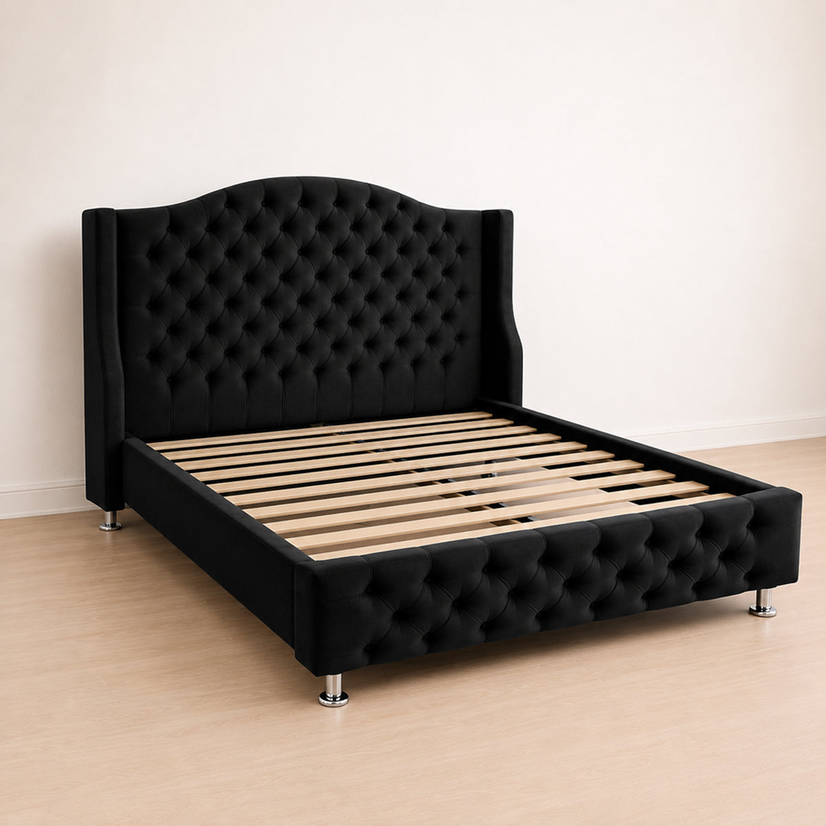 Chesterfield Bed - Black