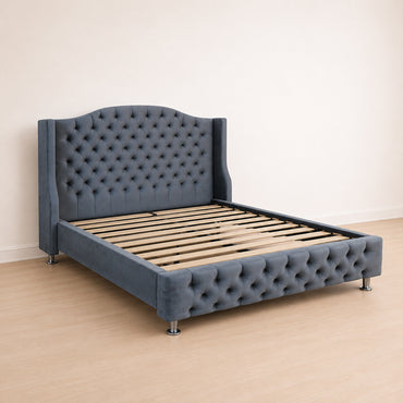 Chesterfield Bed - Dark Grey