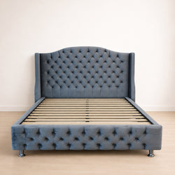 Chesterfield Bed - Dark Grey