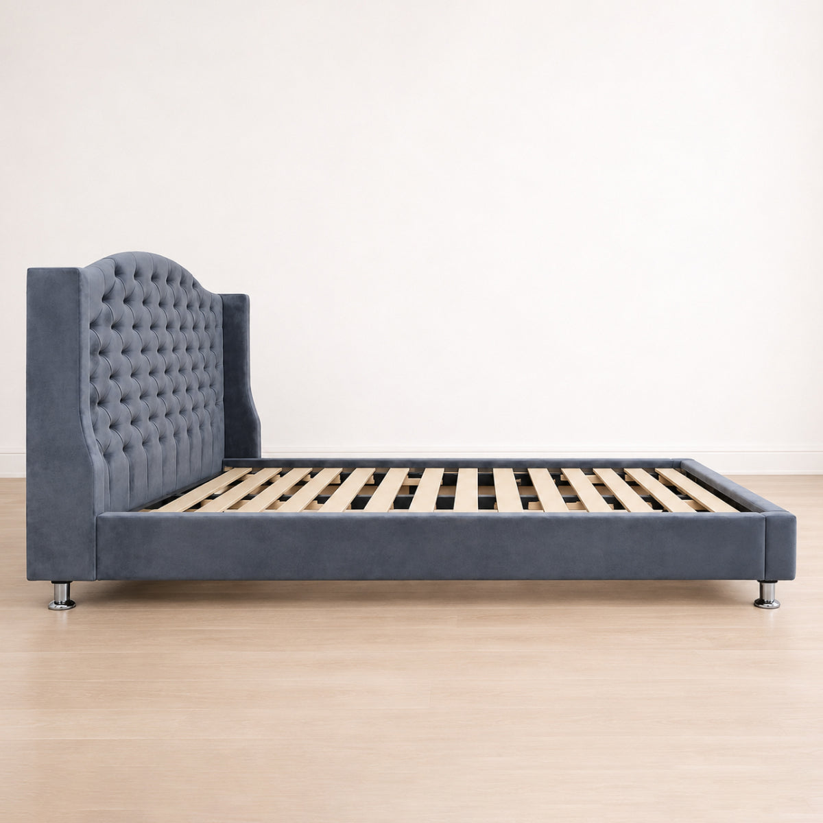 Chesterfield Bed - Dark Grey