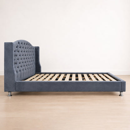 Chesterfield Bed - Dark Grey