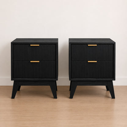 2* Vegas Wooden Bedsides