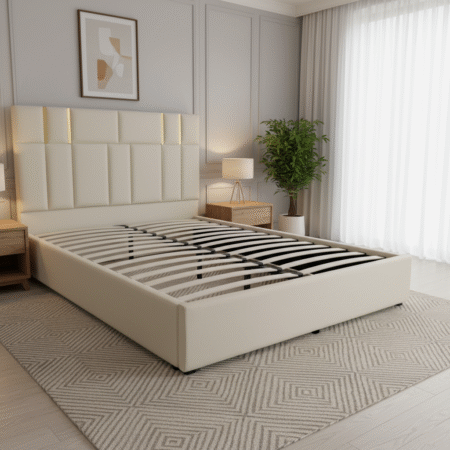 Delta Sleep Leather Bed Frame