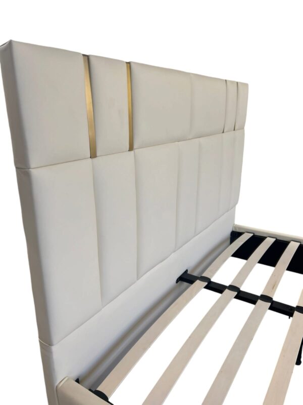 Delta sleep leather bed frame