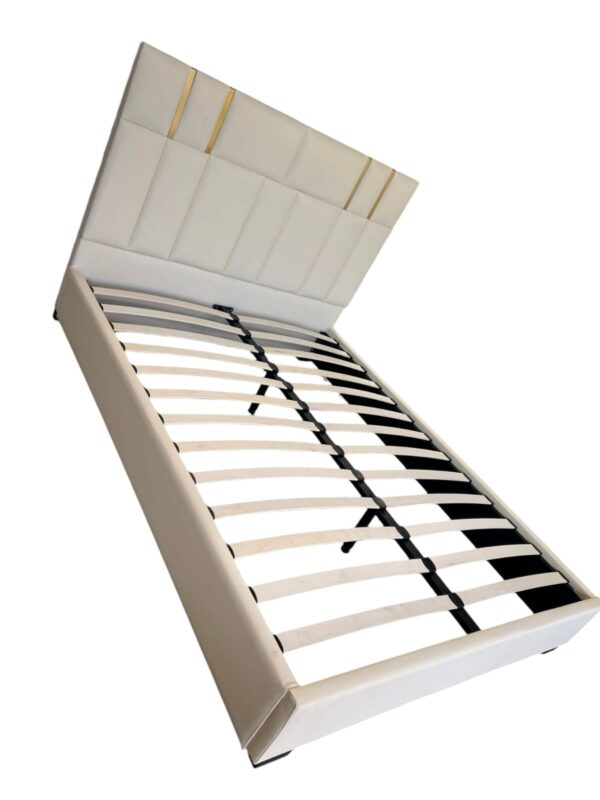 Delta sleep leather bed frame