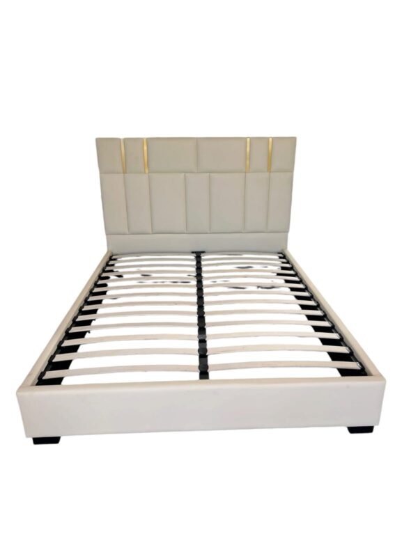 Delta sleep leather bed frame