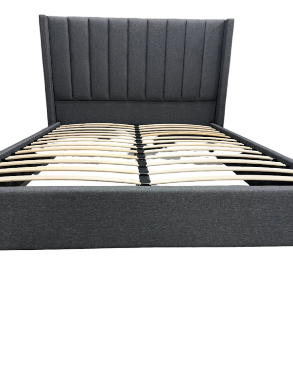 Delta Sleep Fabric bed Frame grey