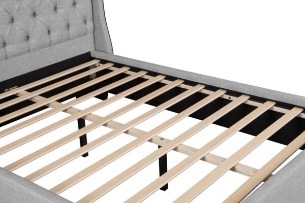 Velvessa Elite Bedframe – Clear Grey