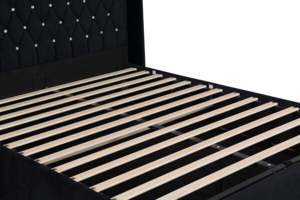 Opal Dream Bedframe – Black Velvet