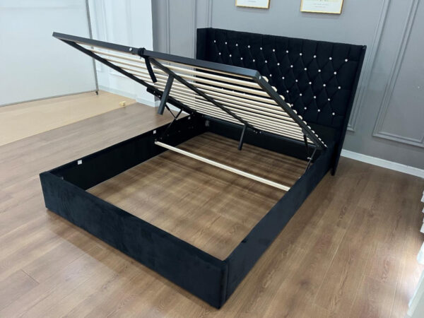 Opal Dream Bedframe – Black Velvet