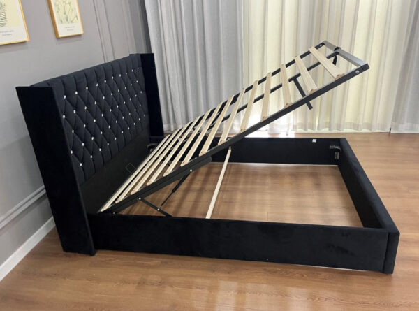 Opal Dream Bedframe – Black Velvet