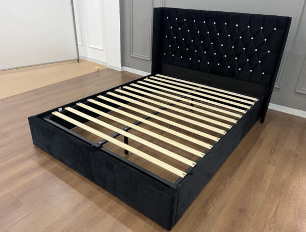 Opal Dream Bedframe – Black Velvet