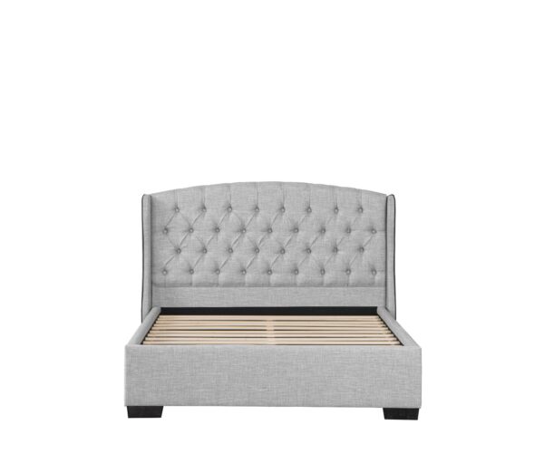 Velvessa Elite Bedframe – Clear Grey