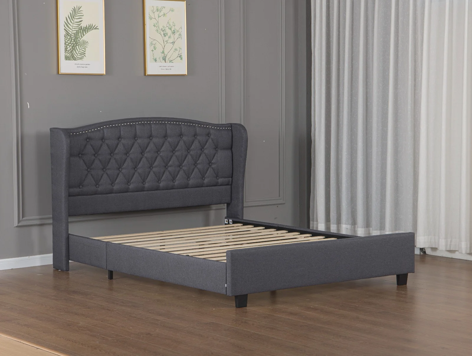 Core Comfort Bedframe – Charcoal Grey