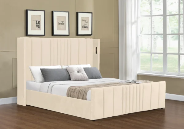 Horizon Comfort Bedframe – Beige Cream