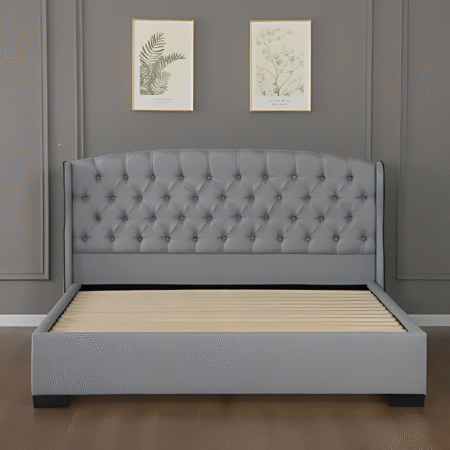 Velvessa Elite Bedframe – Clear Grey