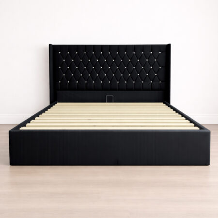Opal Dream Bedframe – Black Velvet